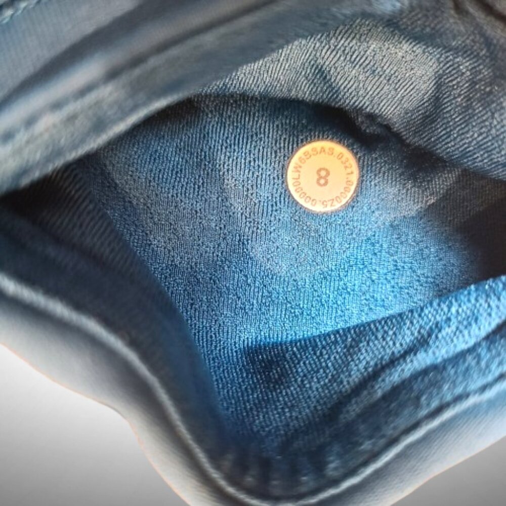 Lululemon Blue High-Rise Leggings w/ Side Pockets (Size 8) - Picture 9 of 11